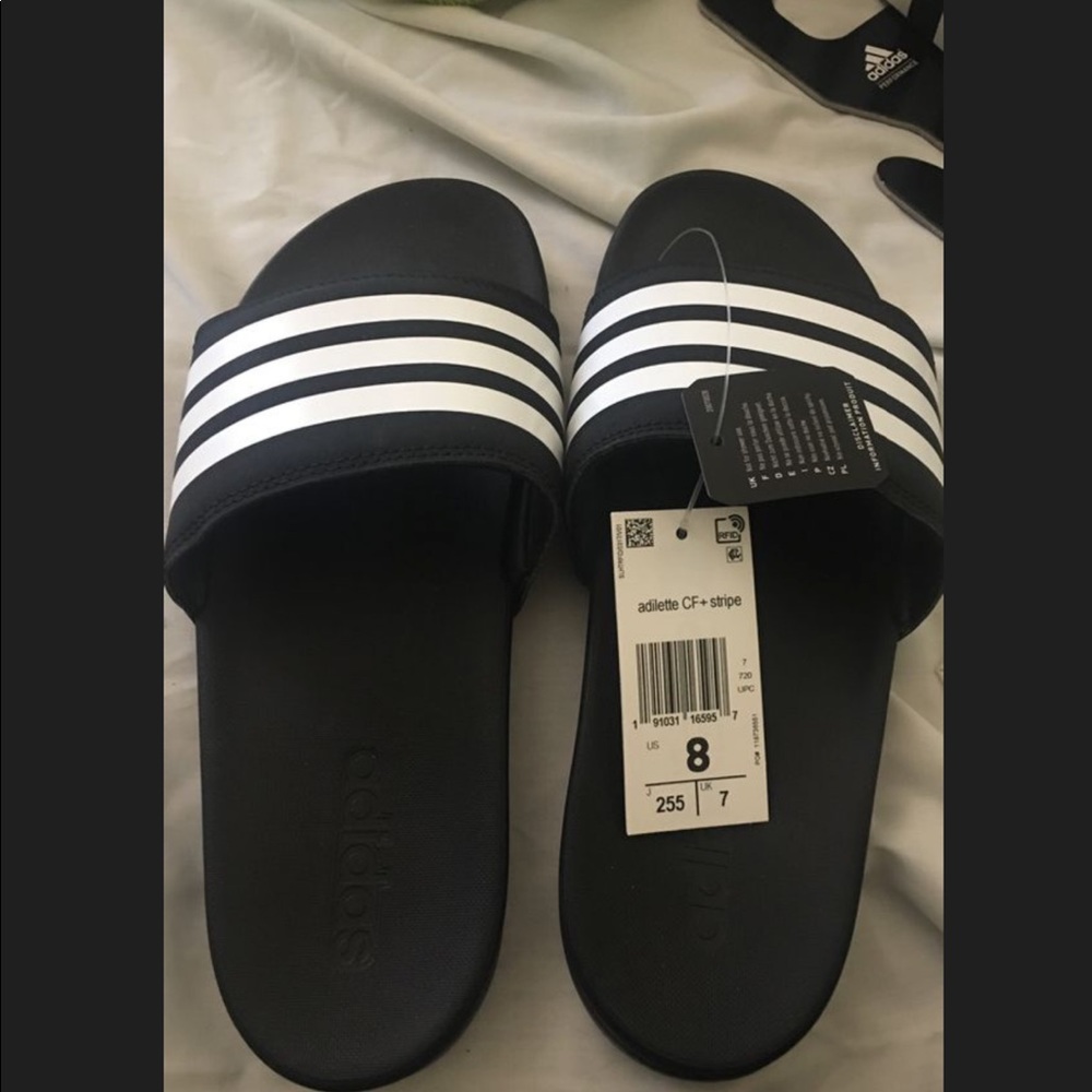 Adidas adilette slides US women size 8